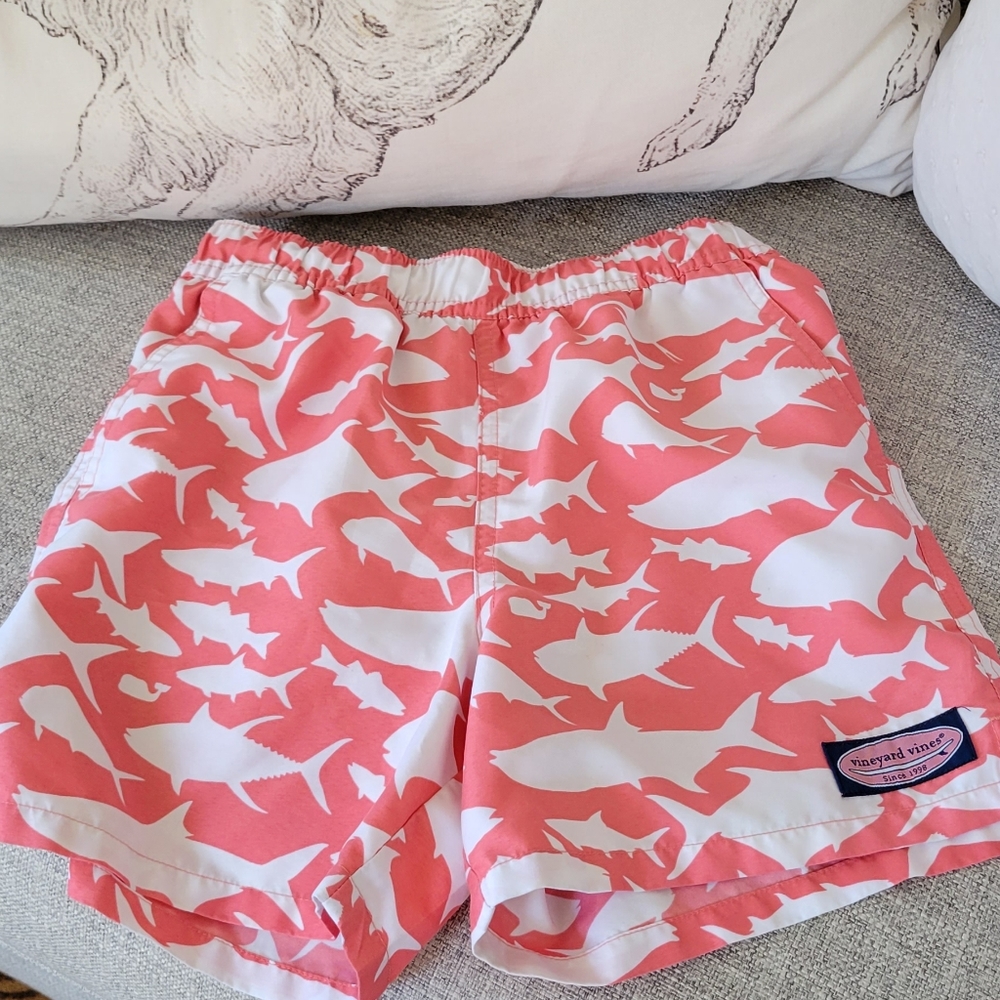Vineyard Vines Boys Size 7 Swim Trunks